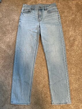 American Eagle super high-rise straight jeans